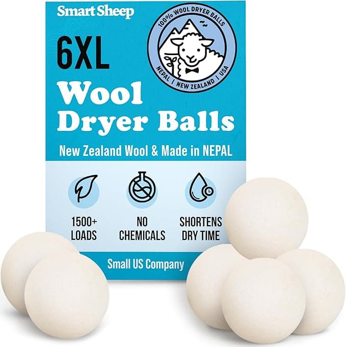Wool Dryer Balls (6-Pack)